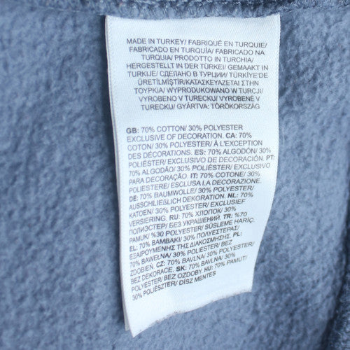 The North Face Boys Blue XL Pullover Fleece Hoodie Lightweight Casual