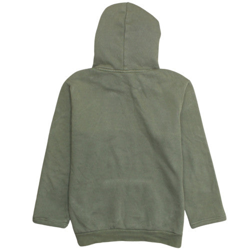 Puma Men's Green Pullover Hoodie L Regular Fit Fleece