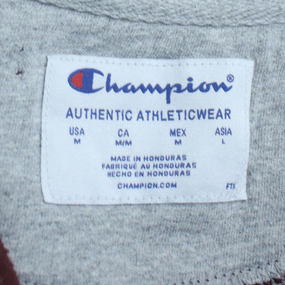 Champion Men's Brown 1/4 Zip Fleece Sweatshirt M Regular Fit