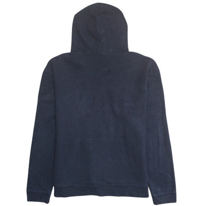 GAP Men’s Blue Pullover Hoodie Medium Fleece Logo Hooded Sweatshirt