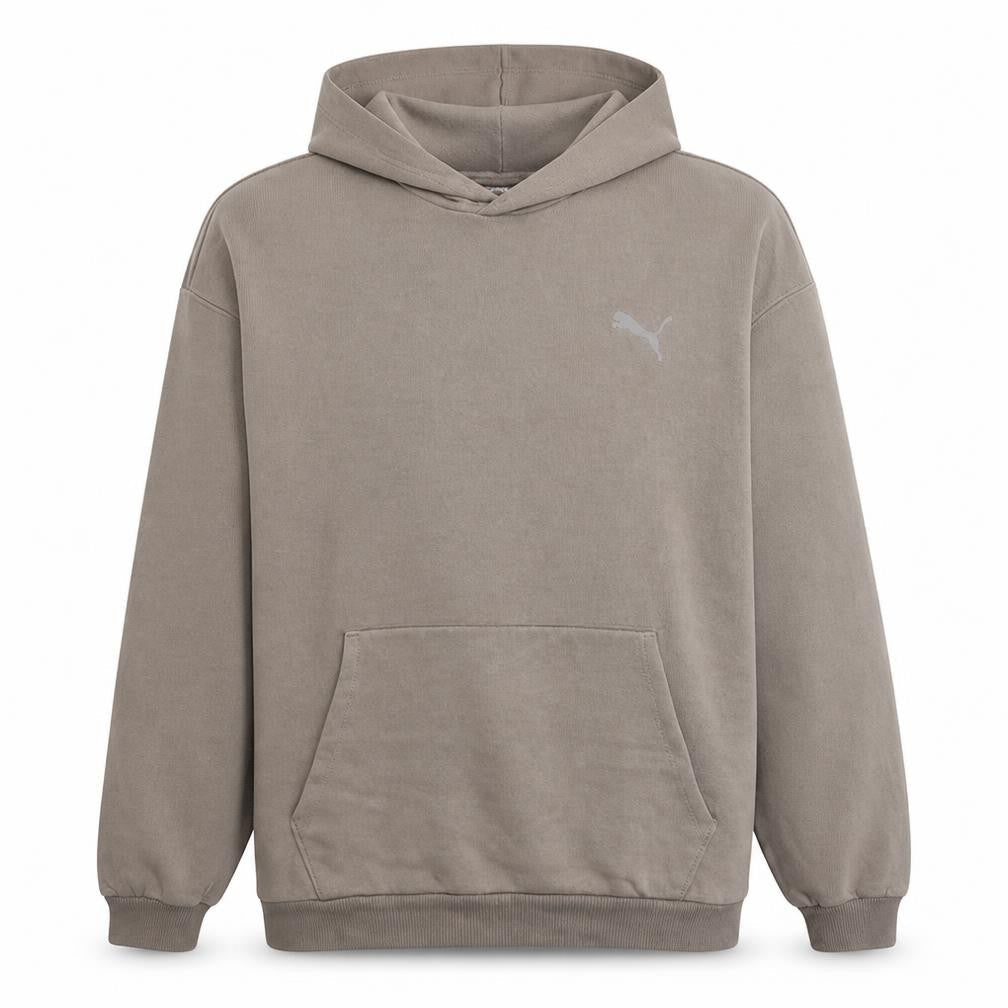 Puma Men's Brown XL Pullover Hoodie Fleece Sweatshirt