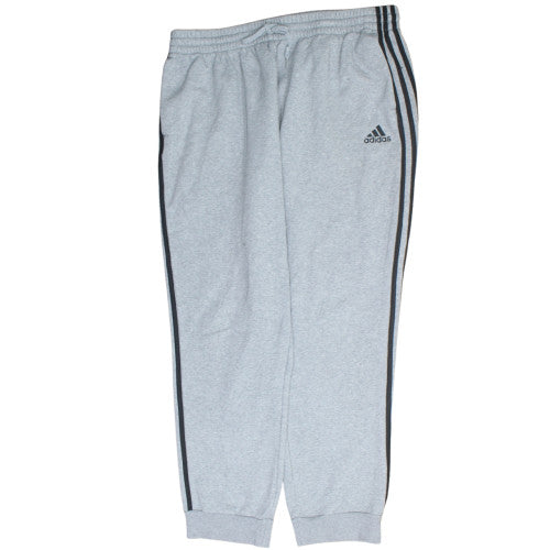 Adidas Mens Grey 2XL Jogger Sweatpants Elastic Waist Track Pants