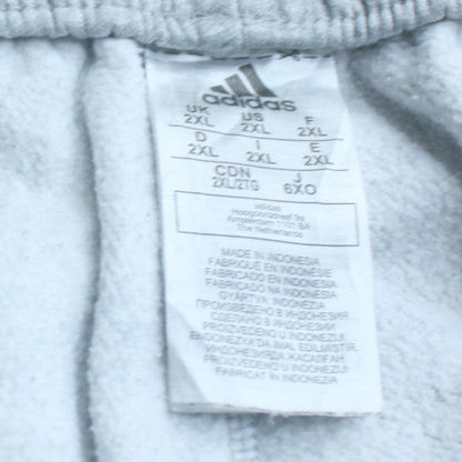 Adidas Mens Grey 2XL Jogger Sweatpants Elastic Waist Track Pants
