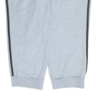 Adidas Mens Grey 2XL Jogger Sweatpants Elastic Waist Track Pants