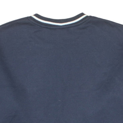 Fila Men Blue Crew Neck Regular Fit Logo Sweatshirt M