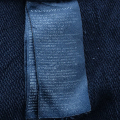 Tommy Hilfiger Men's Blue Pullover Hoodie Size M NY Logo Sweatshirt