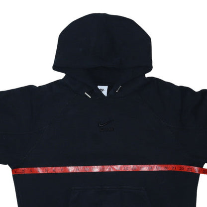 Nike Men's Black Pullover Hoodie M Regular Fit Fleece Sportswear