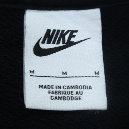 Nike Men's Black Pullover Hoodie M Regular Fit Fleece Sportswear