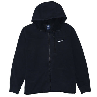 Nike Men's Black Full Zip Hoodie XL Regular Fit Sportswear