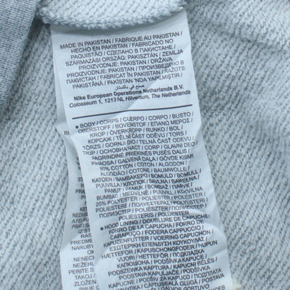 Nike Men's Grey Pullover Hoodie Medium Sportswear Sweatshirt