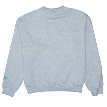 Reebok Womens Grey Crew Neck Pullover Sweatshirt Size 3XL