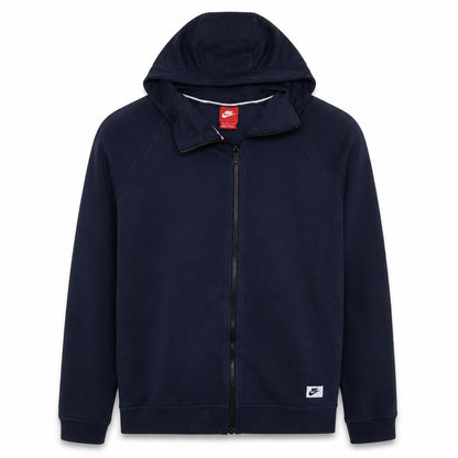 Nike Men's Blue Full Zip Hoodie L Lightweight Sportswear