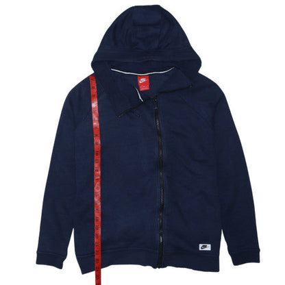 Nike Men's Blue Full Zip Hoodie L Lightweight Sportswear