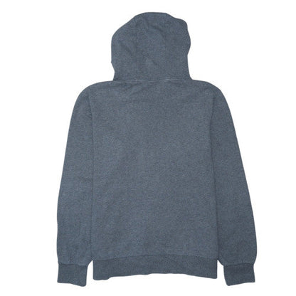 Adidas Men's Grey Hoodie Medium Pullover Logo Cotton Blend