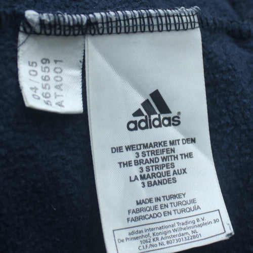 Adidas Men's Blue Crew Neck Pullover Sweatshirt L Sports Fleece