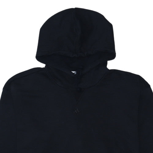 Adidas Mens Black Pullover Hoodie Size XL Classic Sportswear