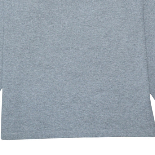 FILA Men’s Grey 2XL Pullover Fleece Sweatshirt Crew Neck Logo