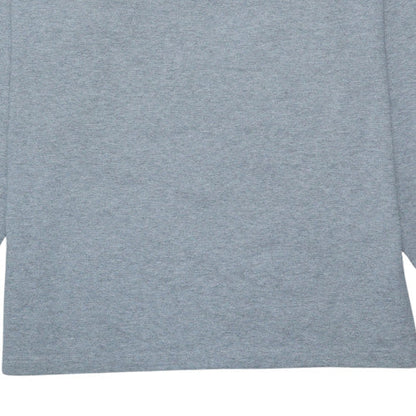 FILA Men’s Grey 2XL Pullover Fleece Sweatshirt Crew Neck Logo