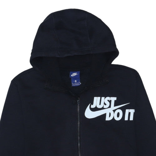 Nike Men's Black Full Zip Hoodie M Sports Fleece Sweatshirt