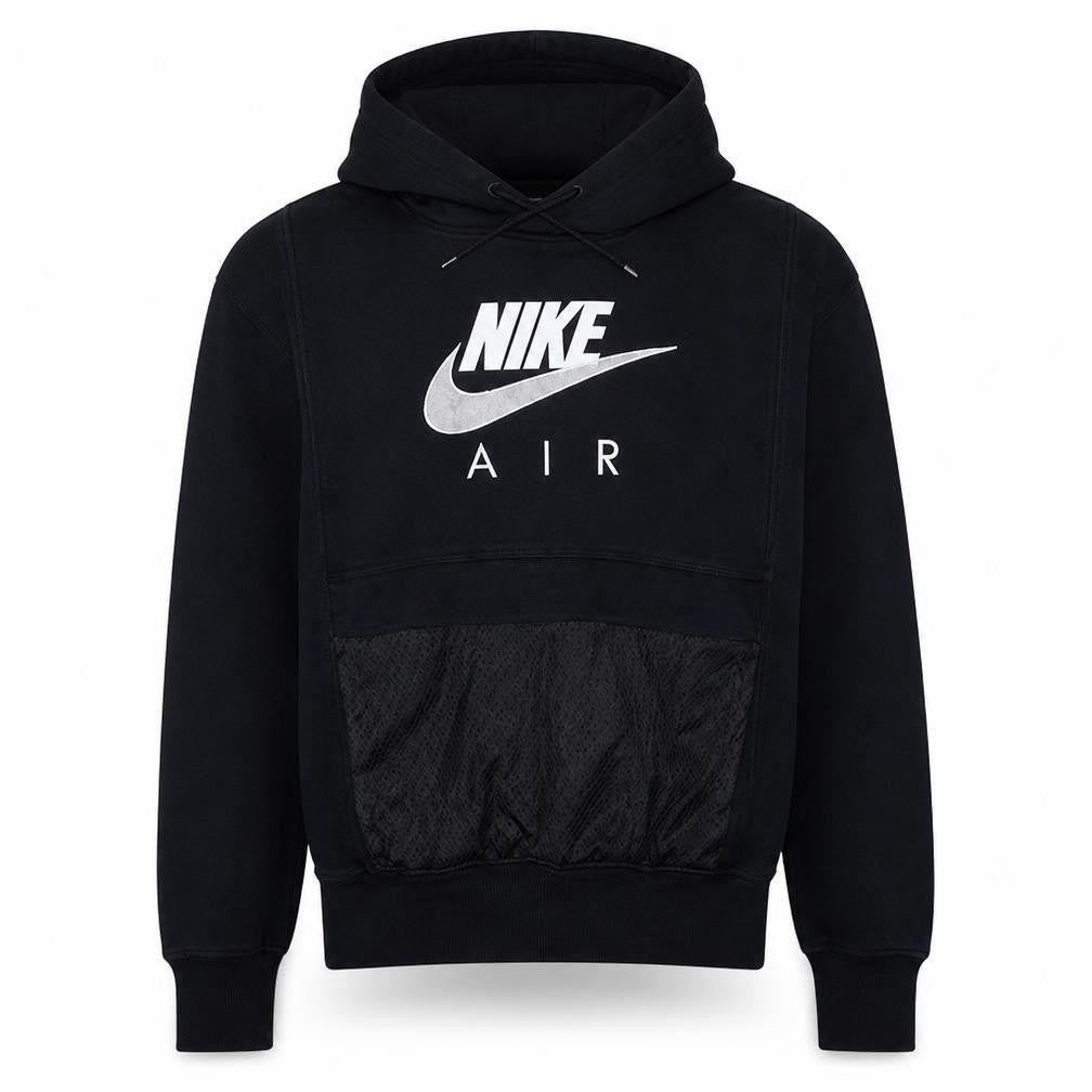 Nike Air Men's Black XS Pullover Hoodie Cotton Blend