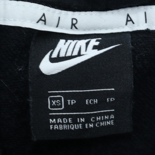 Nike Air Men's Black XS Pullover Hoodie Cotton Blend