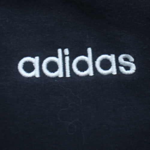Adidas Men's Black Full Zip Hoodie L Regular Sports Fleece