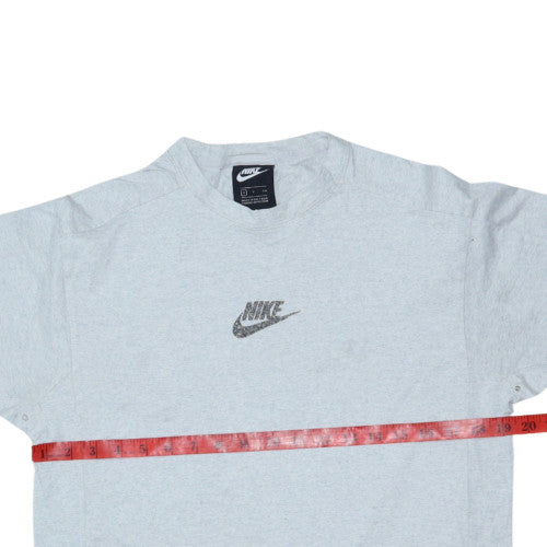 Nike Mens Grey Small Short Sleeve Basic Logo Active T-Shirt