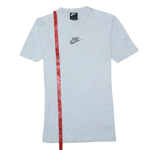 Nike Mens Grey Small Short Sleeve Basic Logo Active T-Shirt