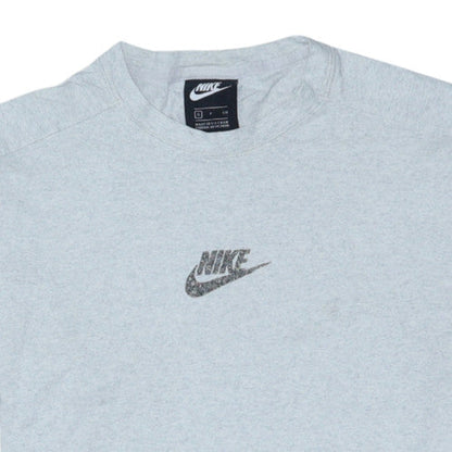 Nike Mens Grey Small Short Sleeve Basic Logo Active T-Shirt