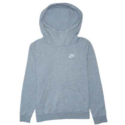 Nike Men's Grey Pullover Hoodie Small Lightweight Fleece Sportswear