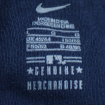 Nike Yankees Navy Blue Men's Pullover Hoodie UK XL Cotton Blend