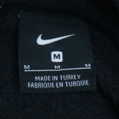 Nike Mens Black Pullover Hoodie M Sports Fleece Sweatshirt