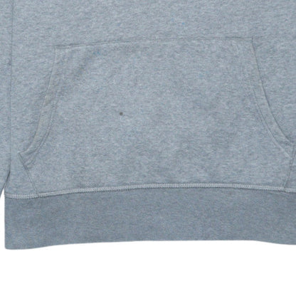 Tommy Hilfiger Men's Grey Pullover Hoodie Size L Logo Cotton Blend