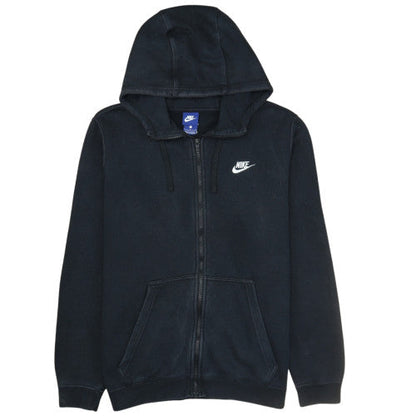 Nike Men's Black Full Zip Hoodie L Fleece Sportswear