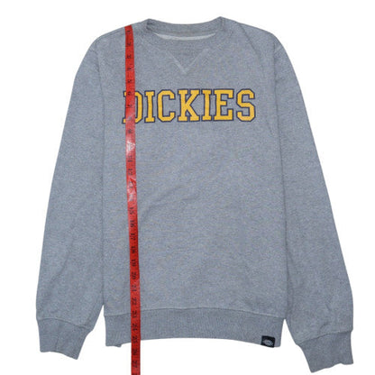 Dickies Mens Grey Crew Neck Pullover Sweatshirt XS