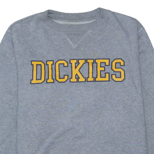 Dickies Mens Grey Crew Neck Pullover Sweatshirt XS