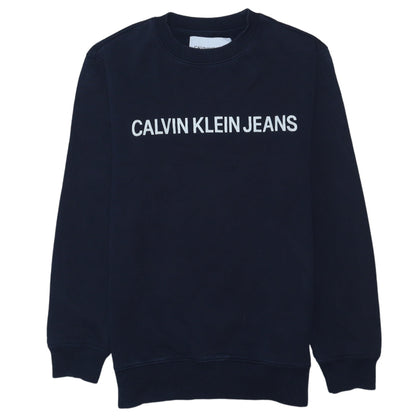 Calvin Klein Jeans Men's Blue XS Pullover Sweatshirt