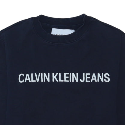 Calvin Klein Jeans Men's Blue XS Pullover Sweatshirt