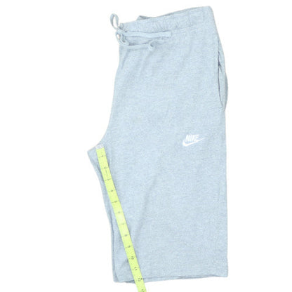Nike Men's Grey Sweat Shorts M Elastic Waist Drawstring Pockets