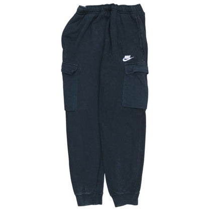 Nike Men's Black Cargo Fleece Jogger Trousers Size S