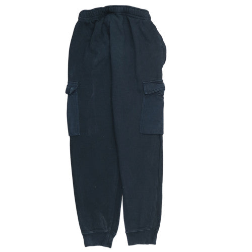 Nike Men's Black Cargo Fleece Jogger Trousers Size S