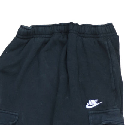 Nike Men's Black Cargo Fleece Jogger Trousers Size S