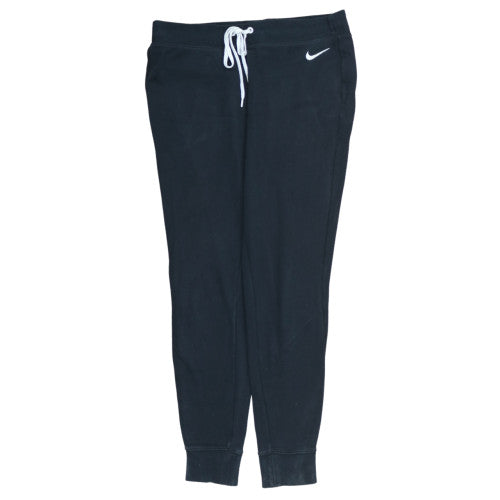 Nike Mens Black Jogger Trousers L Regular Fit Cotton Blend