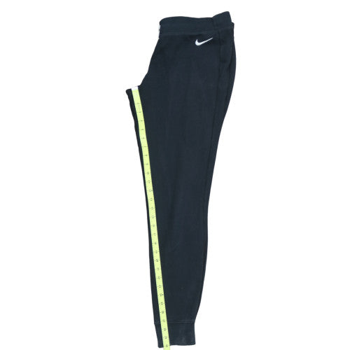 Nike Mens Black Jogger Trousers L Regular Fit Cotton Blend