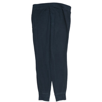 Nike Mens Black Jogger Trousers L Regular Fit Cotton Blend