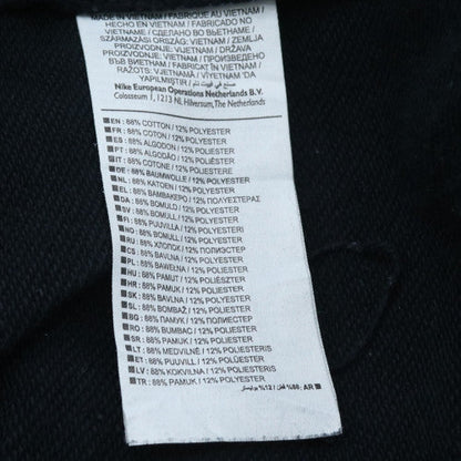 Nike Mens Black Jogger Trousers L Regular Fit Cotton Blend