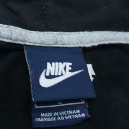 Nike Womens Black Full Zip Hoodie Size M Cotton Blend Casual Sportswear