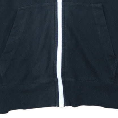 Nike Womens Black Full Zip Hoodie Size M Cotton Blend Casual Sportswear