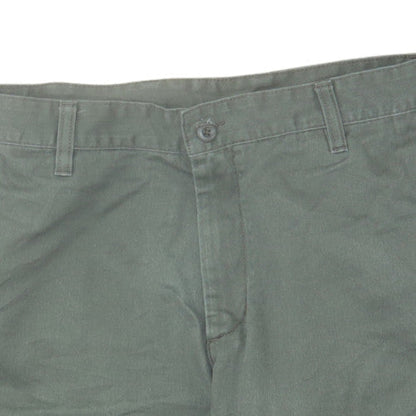 Carhartt Men's Green Chino Workwear Shorts Size 34 Regular Fit