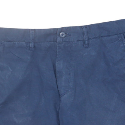 Carhartt Mens Blue Chino Shorts Size 34 Regular Fit Cotton Blend